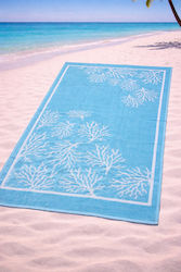 Cosmin Cotton Light Blue Beach Towel Cosmin Cotton Light Blue Beach Towel