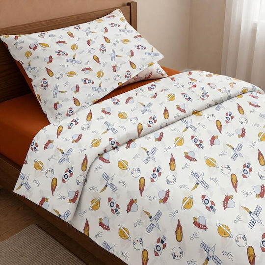 MayHome Beige Fitted Baby Sheets 120x160cm