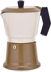 Maestro Espressokocher Für Den Herd Silber MR-1657-3-Beige