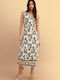 Summer Midi Dress for Wedding / Christening Multicolour
