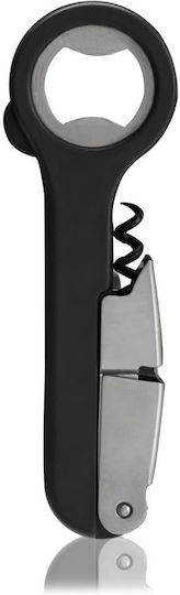 Innovine 12049 Professional Magnetic Corkscrew Double Lever & Cutter Black