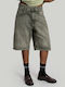 X-tra Men's Denim Bermuda Washed Green