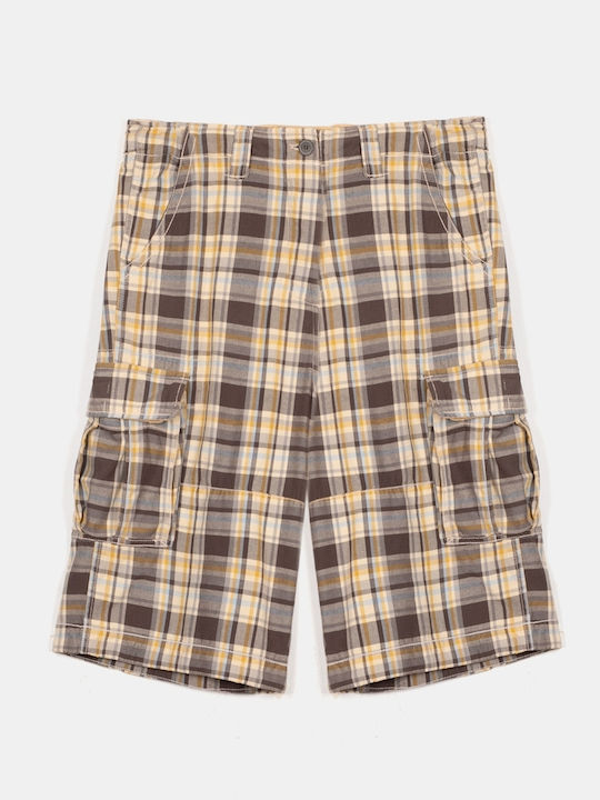Herren Shorts Cargo Grau