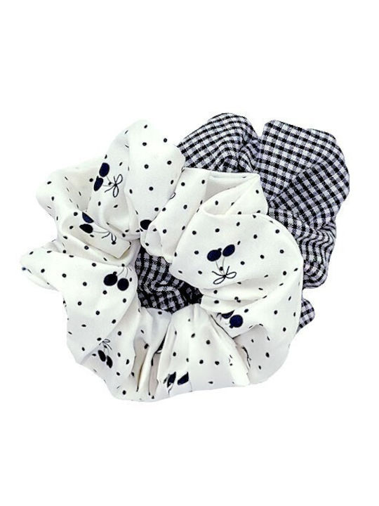 Σετ Παιδικά Λαστιχάκια Scrunchies Μαύρα 2τμχ Σετ Παιδικά Λαστιχάκια Scrunchies Μαύρα 2τμχ