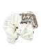 Set Kids Hair Ties Scrunchies Beige 2 Pieces