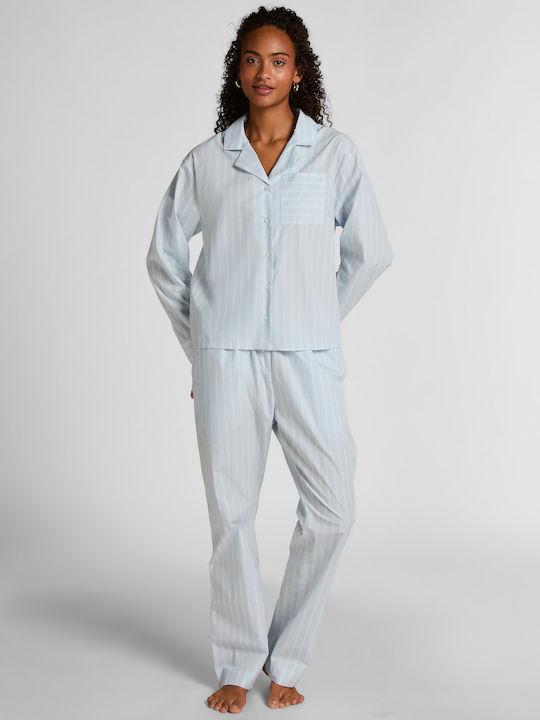 Hunkemöller Summer Women's Pyjama Blouse Stripe Hunkemöller Summer Women's Pyjama Blouse Stripe