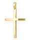 Goldjewels Women's Gold Cross 9K Double Sided Without Chain