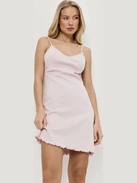 Aruelle Aruelle Sommer Damen Nachthemd Rosa