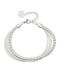 Oxette Women's Chain Bracelet Made of Stainless Steel 16.5cm
