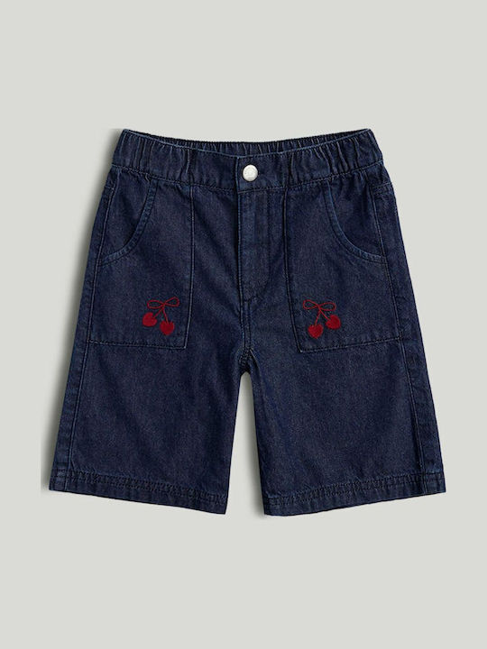 Kids Denim Blue Shorts/Bermuda