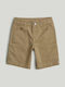 Kids Fabric Shorts/Bermuda Beige