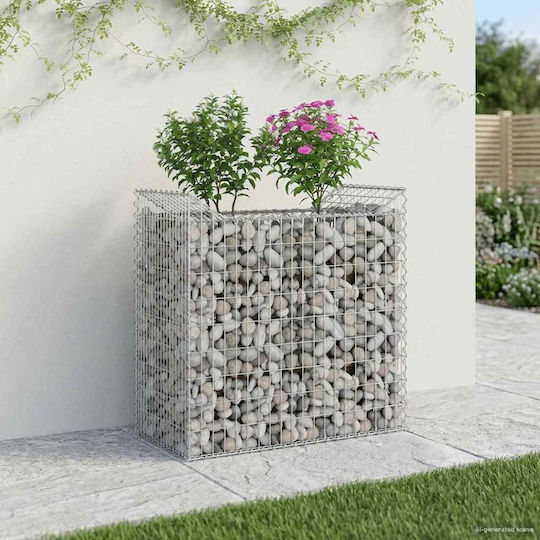 vidaXL Gartenzaunbedarf aus Stahl 50x100x100cm Silber