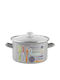 Emalia Polska Pleszew Deep Stainless Steel Pot 2.6lt