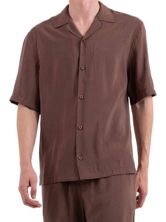 Vittorio Artist Short Sleeve Shirt Brown