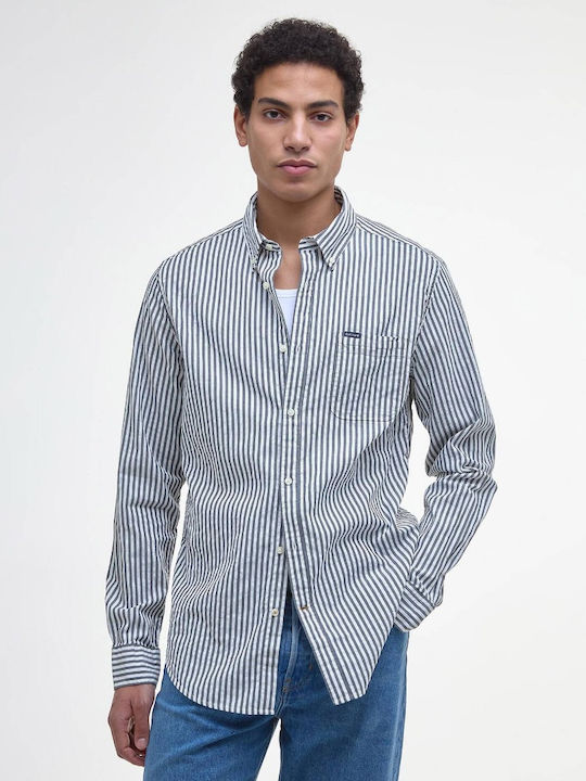 Barbour Langärmeliges Herrenhemd Blau