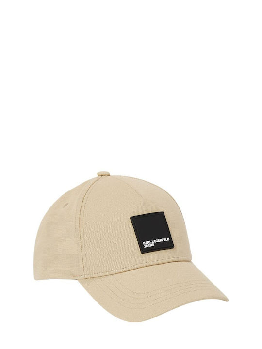Unisex Cap Karl Lagerfeld Jeans Klj Box Logo A1m33001 2mv Beige