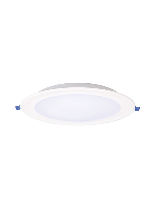 Powertech Kunststoff Deckenstrahler mit Eingebauter LED und Natürliches Weiß Licht Weiß 11,6x11,6cm Powertech Kunststoff Deckenstrahler mit Eingebauter LED und Natürliches Weiß Licht Weiß 11,6x11,6cm