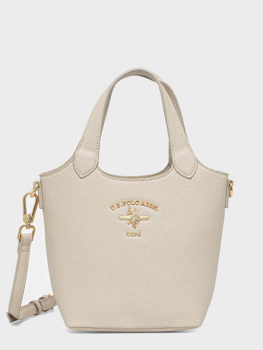 U.S. Polo Assn. Assn Дамска Чанта През Рамо Бежова