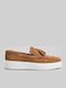 Suede Ανδρικά Loafers σε Καφέ Χρώμα