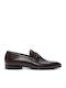 Δερμάτινα Ανδρικά Loafers σε Καφέ Χρώμα