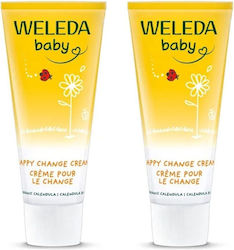 Weleda Πακέτο Promo Baby Calendula Βρεφική Κρέμα Αλλαγής Πάνας Καλέντουλας 2x75ml Weleda Πακέτο Promo Baby Calendula Βρεφική Κρέμα Αλλαγής Πάνας Καλέντουλας 2x75ml