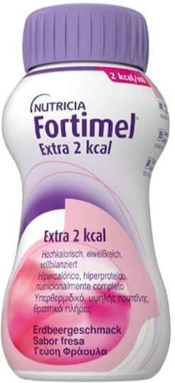Nutricia Fortimel Protein Extra 2kcal Ειδικό Συμπλήρωμα Διατροφής 200ml Φράουλα