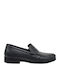 Δερμάτινα Γυναικεία Loafers σε Μαύρο Χρώμα