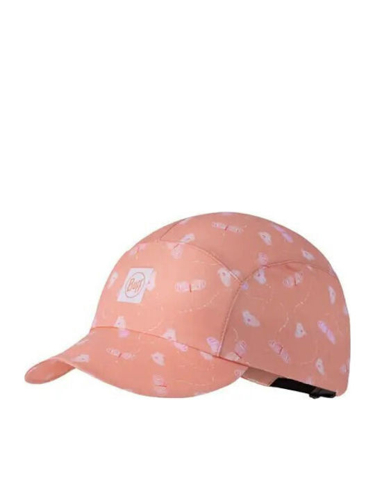 Buff Kids' Hat Jockey Fabric Sunscreen Pink