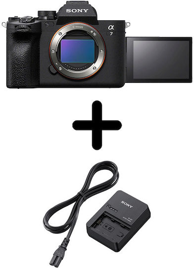 Sony Alpha 7 IV + Battery Charger BC-QZ1 Mirrorless Camera Body Black