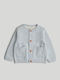 Kids Knitted Blue Cardigan