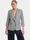 Fibes Damen Blazer Blau
