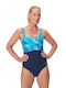 Sportlicher Badeanzug Blau
