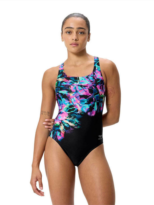Sportlicher Mehrfarbiger Badeanzug Multicolor