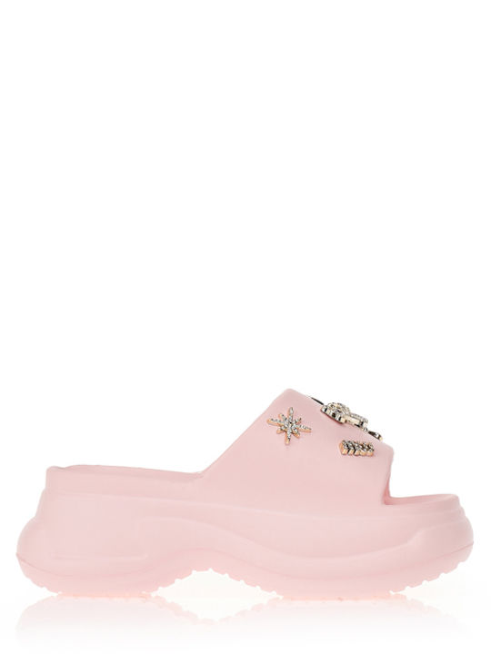 Tsoukalas Damen Holzschuhe Rosa