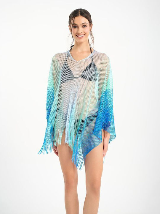 Ble Resort Collection Damenkimono Für Strand Blau