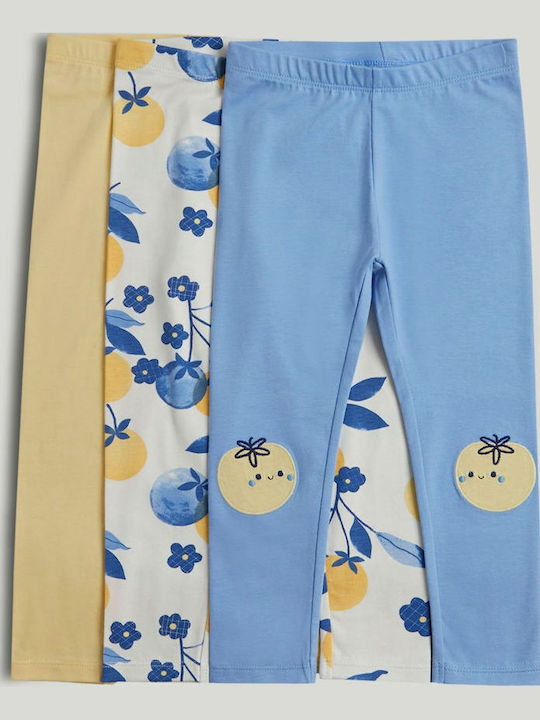 Set Kids Long Orange Leggings