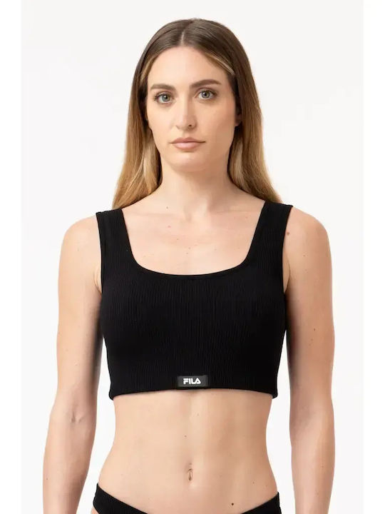 FILA Damen Sport-BH Schwarz