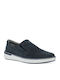 Δερμάτινα Ανδρικά Slip-On Μπλε