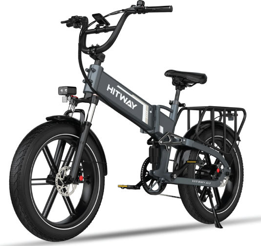 Hitway BK10S 20" Negru Pliabil Bicicletă Electrică Drum