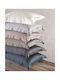 Rythmos Oxford Glacier Σετ Μαξιλαροθήκες Oxford Glacier 50x70εκ.