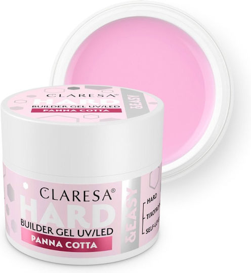 Claresa Hard&easy Builder Gel Νυχιών Panna Cotta 12gr