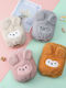 Kids Knitted White Gloves