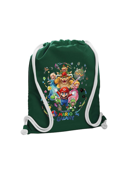 Koupakoupa Mario Galaxy Green Gym Backpack Spor...