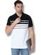 Short Sleeve Black Striped Blouse