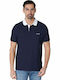 Short Sleeve Blue Blouse