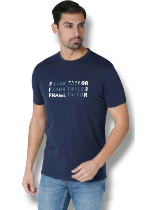 Short Sleeve Blue Blouse