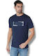 Short Sleeve Blue Blouse