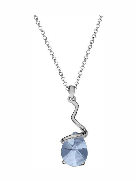 VTJ Verorama Halskette aus Silber Marineblau