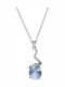 VTJ Verorama Halskette aus Silber Marineblau
