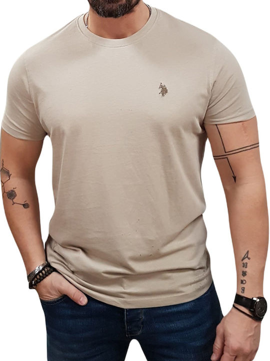 U.S. Polo Assn. Polo Short Sleeve Blouse Beige